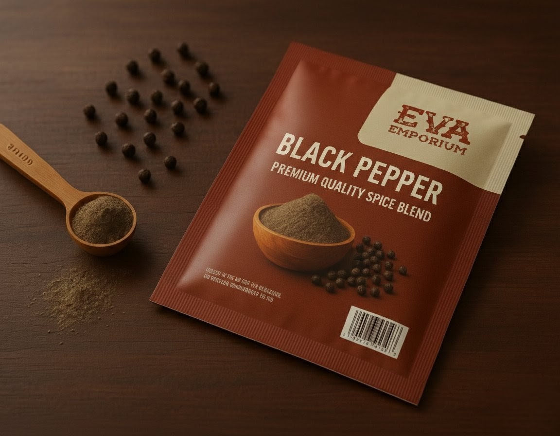 Black Pepper Powder Package